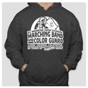 Vanguards Marching Band and Color Guard 60th Anniversary Hoodie